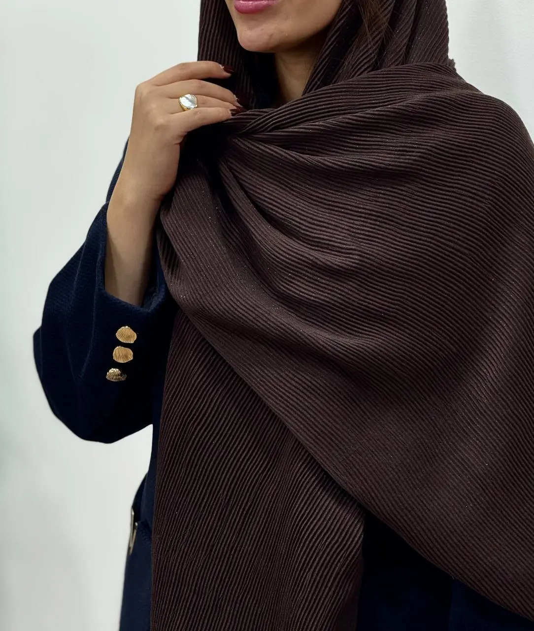 شال پاییزه پلیسه شاین الیزا